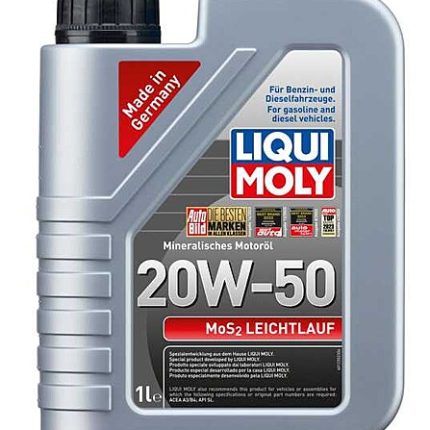LIQUI MOLY 20812 TOURING HIGH TECH MINERAL ALTO RENDIMIENTO 20W50 1 LITRO