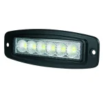 357203031 Hella Mini barra LED  6 LED 10-30VCD - Para Empotrar 195x62x45