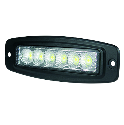 357203031 Hella Mini barra LED  6 LED 10-30VCD - Para Empotrar 195x62x45