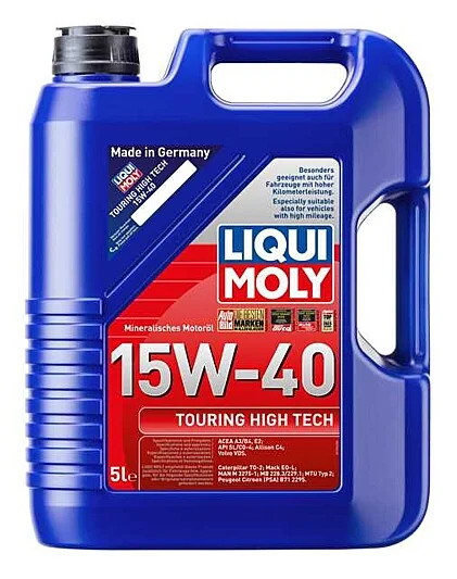 LIQUI MOLY 1862 ACEITE MINERAL ALTO RENDIMIENTO 15W40 (5L) - Image 1