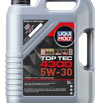 LIQUI MOLY 2324 ACEITE DE MOTOR 4300 ANTIFRICCION 5W30 (5L)
