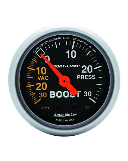 Autometer 3303 Medidor de boost  30PSI - Image 1