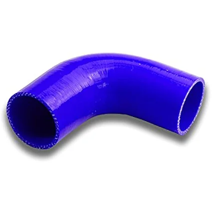 Codo de Silicona de 2.5" a 90° Azul
