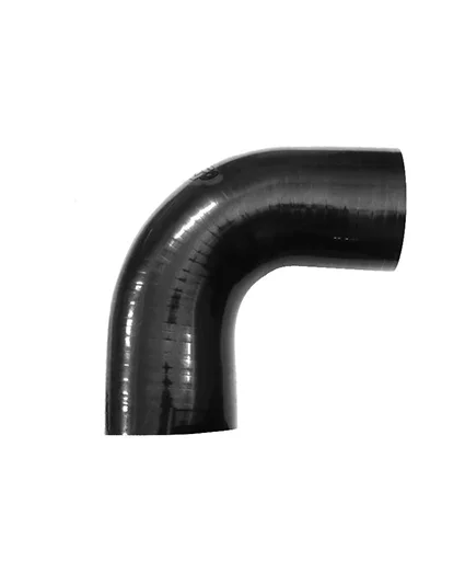 Codo de Silicona de 2.5" a 90° Negro - Image 1